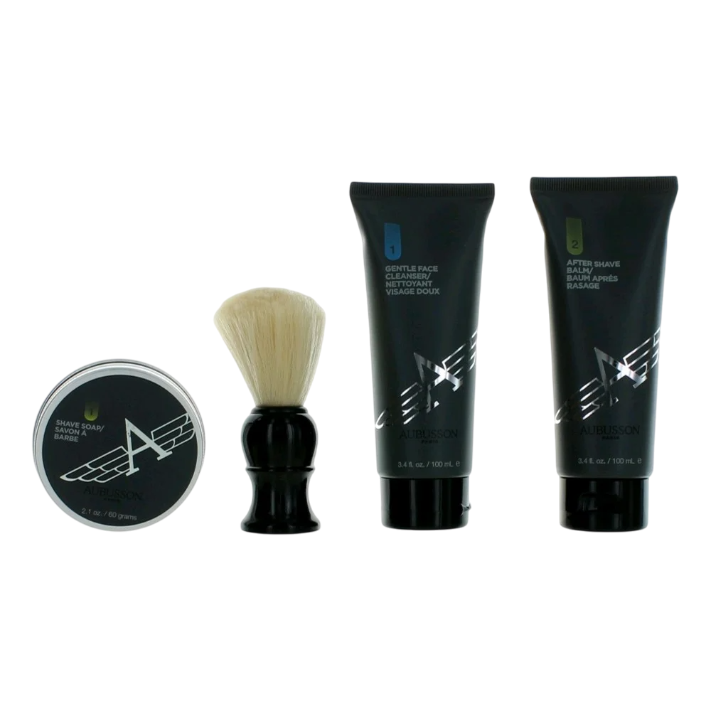 Aubusson Set Aubusson: Cruiser Eliminates Impurities – Cleansing Cream for Men, 100 ml + Cruiser, Calming, Aftershave Balm,…