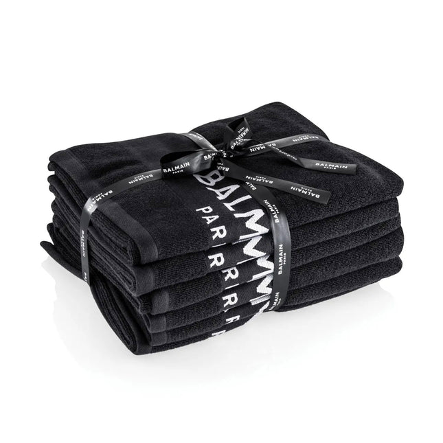 Balmain Set Balmain Black Bleach Proof Salon – Salon Textile Towel Unisex, 6 pcs
