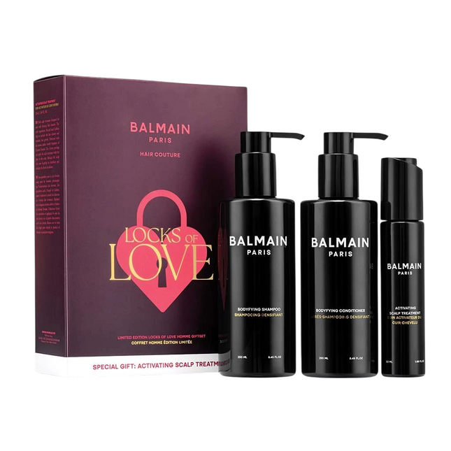 Balmain Professionnel Locks of Love Set Balmain Professionnel: Homme – Hair Shampoo for Men, Bodyfying, 250 ml + Homme,…