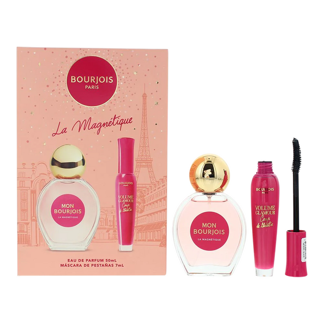 Bourjois Set Bourjois: La Magnétique – Eau de Parfum for Women, 50 ml + Volume Glamour, Mascara, Black, 7 ml