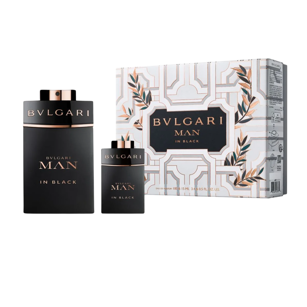 Bvlgari Set Bvlgari: Man In Black – Eau de Parfum for Men, 100 ml + Man In Black, 15 ml Miniature