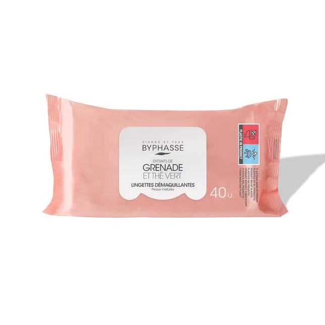 Byphasse Set Byphasse Byphasse – Makeup Remover Wipes for Women, 40 pcs