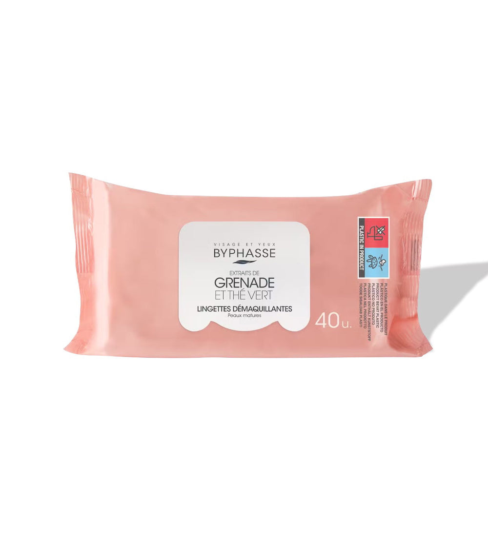 Byphasse Set Byphasse Byphasse – Makeup Remover Wipes for Women, 40 pcs