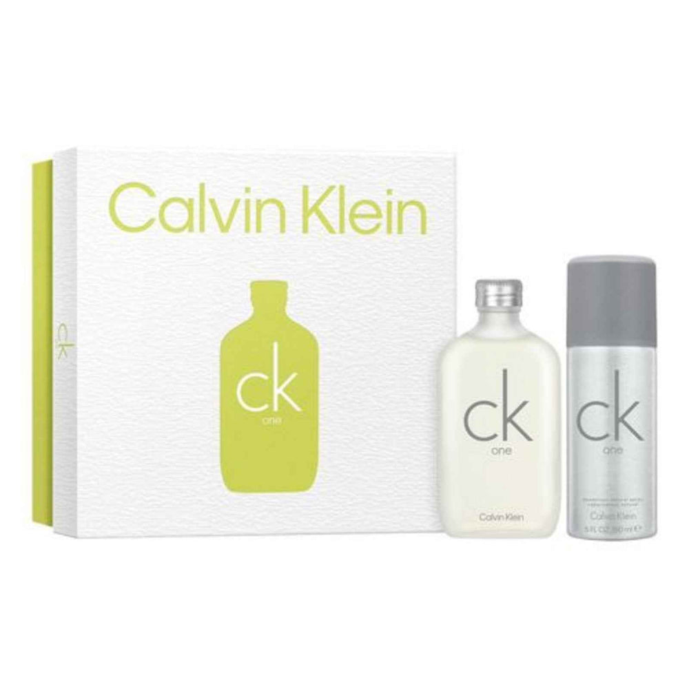 Calvin Klein Set Calvin Klein: CK One – Eau de Toilette for Men, 100 ml + CK One, 24h Protection, Deodorant Spray, 150 ml