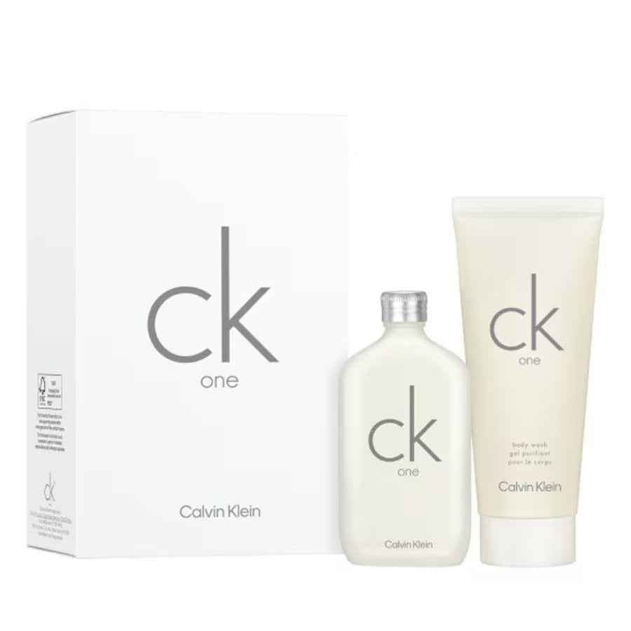 Calvin Klein Set Calvin Klein: CK One – Eau de Toilette for Men, 50 ml + CK One, Body Wash, For Hair & Body, 100 ml