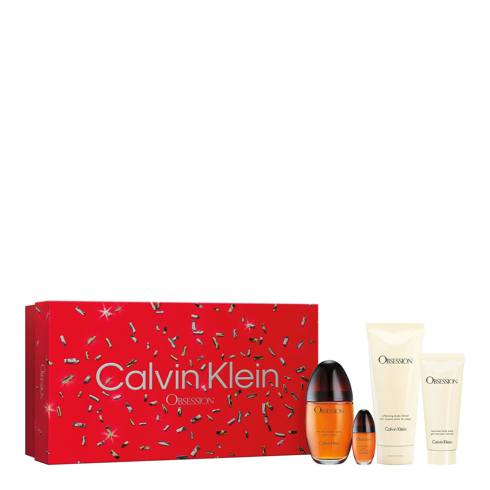 Calvin Klein Set Calvin Klein: Obsession – Eau de Parfum for Women, 100 ml + Obsession, 15 ml Miniature + Obsession,…