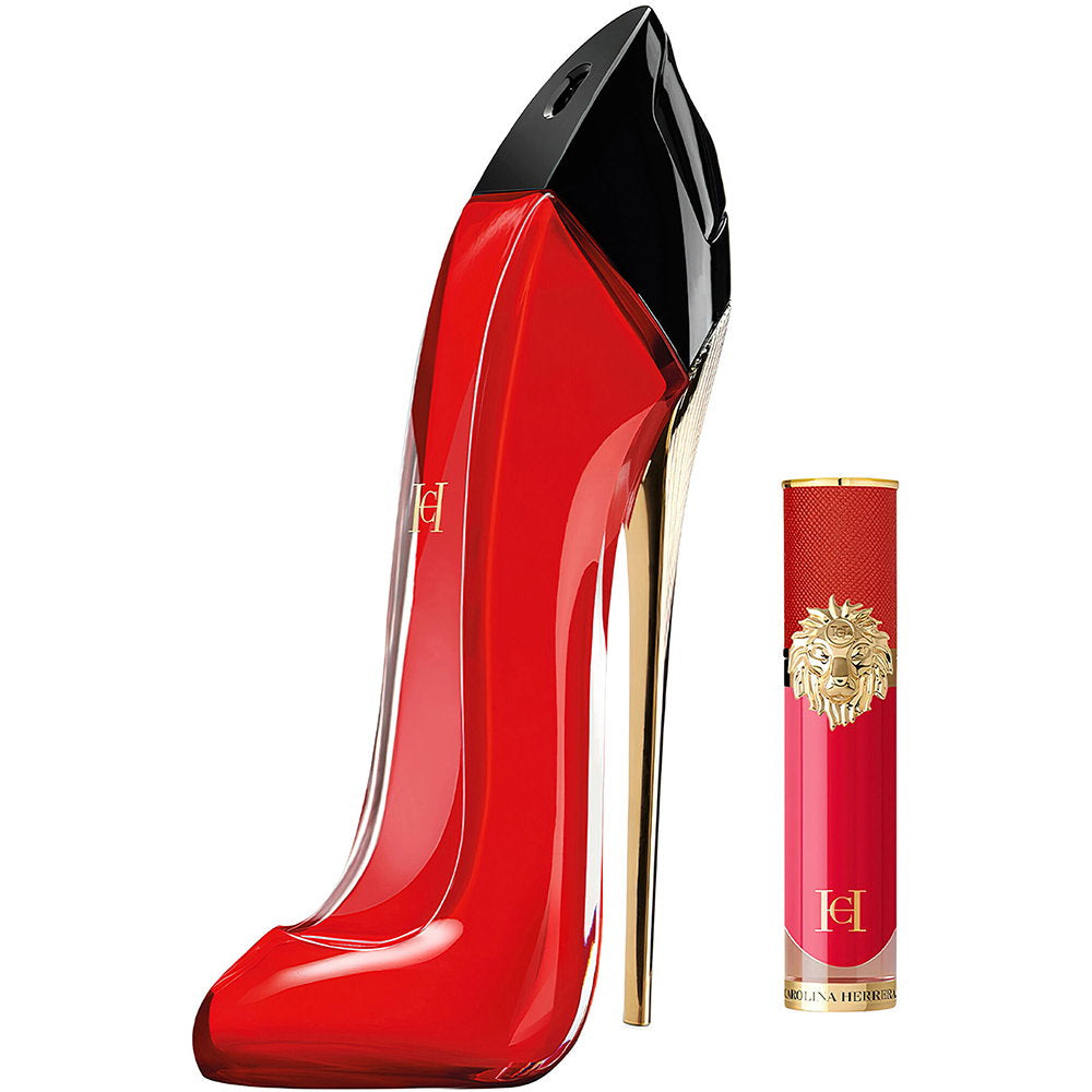 Carolina Herrera Set Carolina Herrera: Very Good Girl – Eau de Parfum for Women, 80 ml + The Lip Liquid, Liquid Lipstick,…