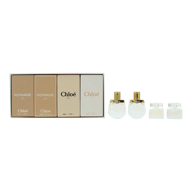 Chloe Set Chloe: Chloe – Eau de Parfum for Women, 5 ml Miniature + Rose Tangerine, Eau de Toilette, 5 ml Miniature +…