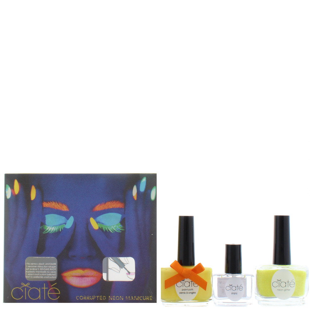Ciate London Set Ciate London: Paint Pot Top Coat – Makeup Set for Women, Nail Polish, Black Light, 5 ml + Paint Pot, Nail…