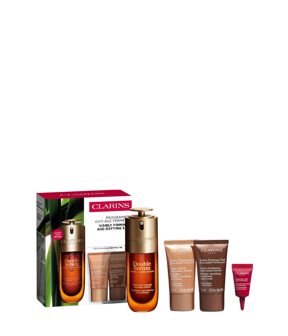 Clarins Set Clarins: Double Serum for Women, Age-Defying, Daily, Serum, For Face, 50 ml + Extra-Firming, Firming, Day,…
