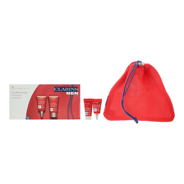 Clarins Set Clarins: Men Organic Red Ginseng Revitalizing Day & Night – Gel for Men, For Face, 2 ml Sample + Men,…