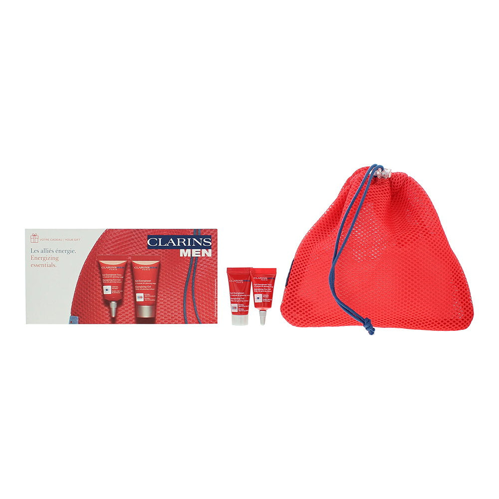 Clarins Set Clarins: Men Organic Red Ginseng Revitalizing Day & Night – Gel for Men, For Face, 2 ml Sample + Men,…