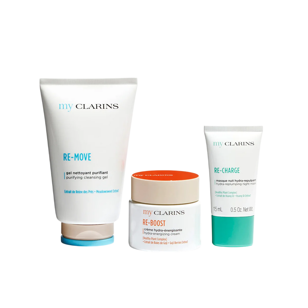 Clarins Set Clarins: My Clarins Re-Boost Hydrating Energizing Morning – Cream for Women, For Face, 50 ml + My Clarins…