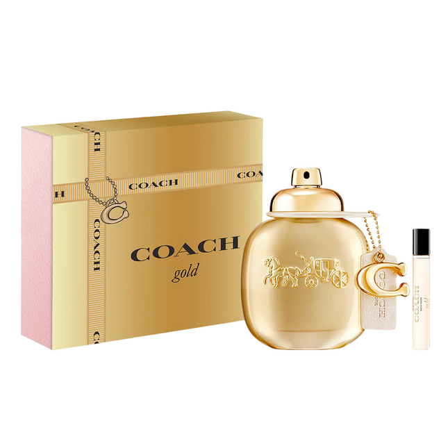 Coach Set Coach: Gold – Eau de Parfum for Women, 50 ml + Gold, 7.5 ml