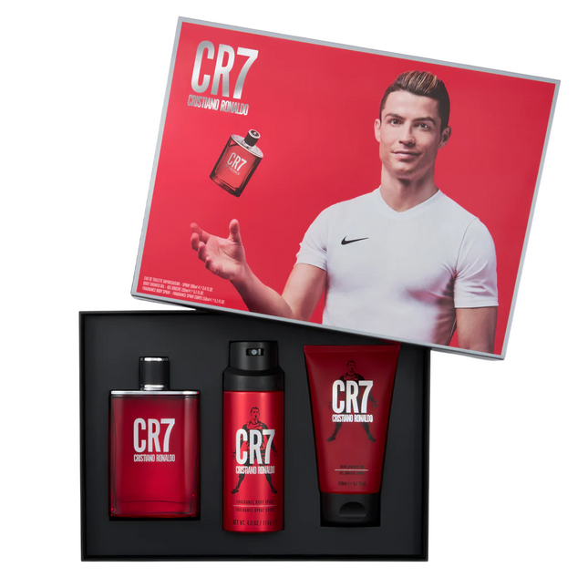Cristiano Ronaldo Set Cristiano Ronaldo: CR7 – Eau de Toilette for Men, 100 ml + CR7, Shower Gel, For All Skin Types, 150…