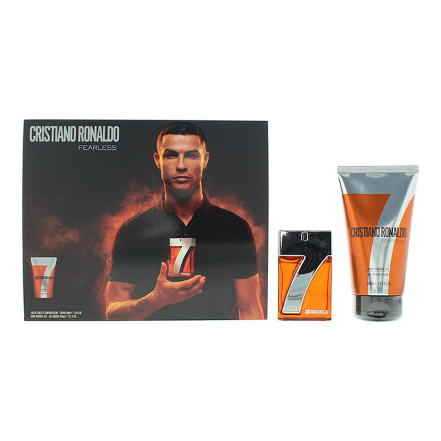 Cristiano Ronaldo Set Cristiano Ronaldo: CR7 Fearless – Eau de Toilette for Men, 30 ml + CR7 Fearless, Shower Gel, For All…