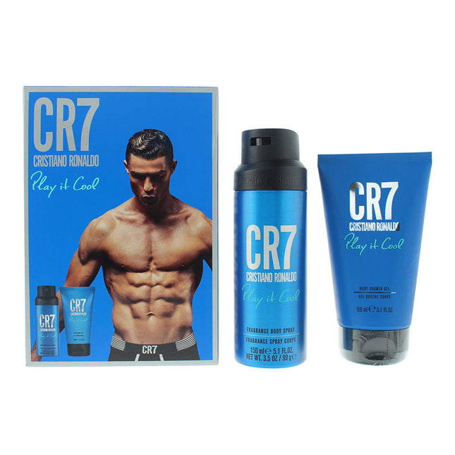 Cristiano Ronaldo Set Cristiano Ronaldo: CR7 Play It Cool Cleansing – Shower Gel for Men, For All Skin Types, 150 ml + CR7…