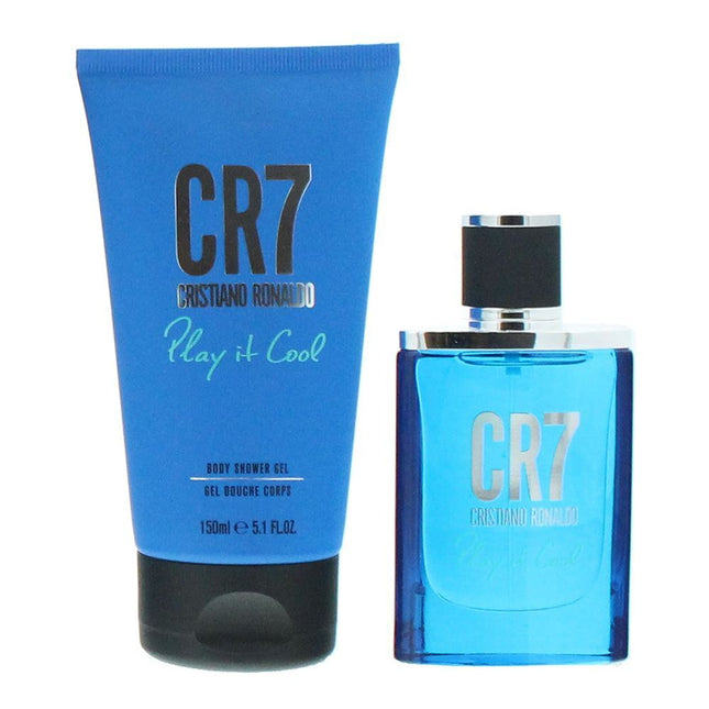 Cristiano Ronaldo Set Cristiano Ronaldo: CR7 Play It Cool – Eau de Toilette for Men, 30 ml + CR7 Play It Cool, Cleansing,…