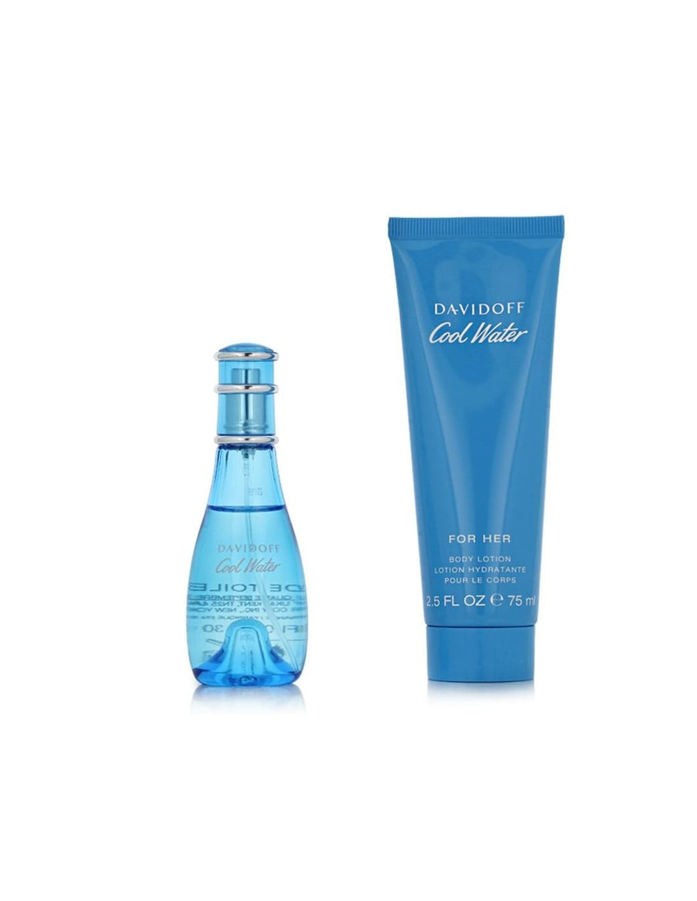 Davidoff Set Davidoff: Cool Water – Eau de Toilette for Women, 30 ml + Cool Water, Body Lotion, Body, 75 ml