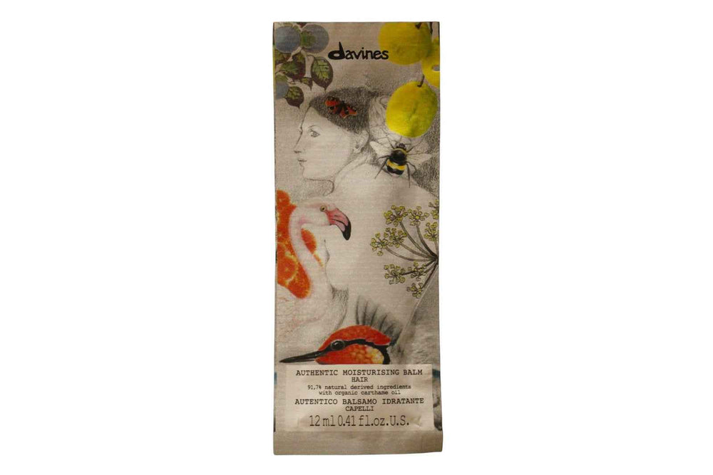Davines Set Davines Authentic Moisturizing – Balm for Women, For Face, Body & Hair, 12 pcs, 12 ml