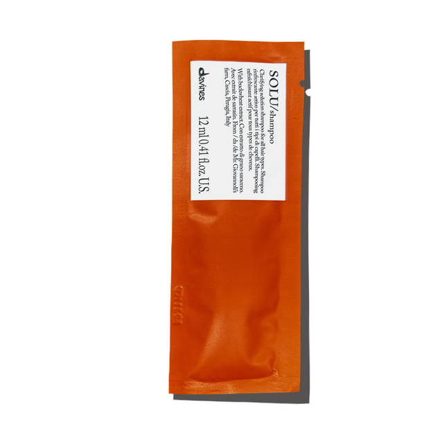 Davines Set Davines Solu – Hair Shampoo for Women, Clarifying, 12 pcs, 12 ml