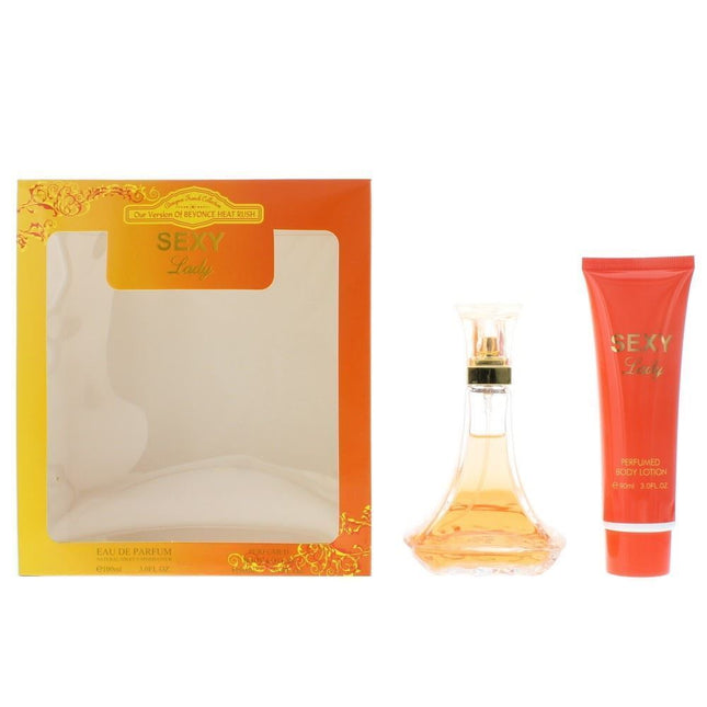 Designer French Set Designer French: Sexy Lady – Eau de Parfum for Women, 100 ml + Sexy Lady, Hydrates, Body Lotion, 90 ml