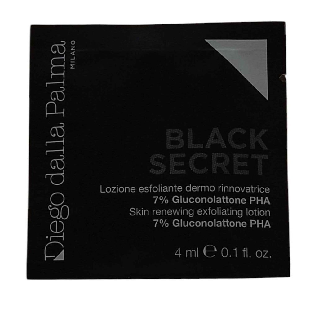 Diego Dalla Palma Set Diego Dalla Palma Black Secret – Exfoliating for Women, Exfoliating Lotion, 8 pcs, 8 ml Sample