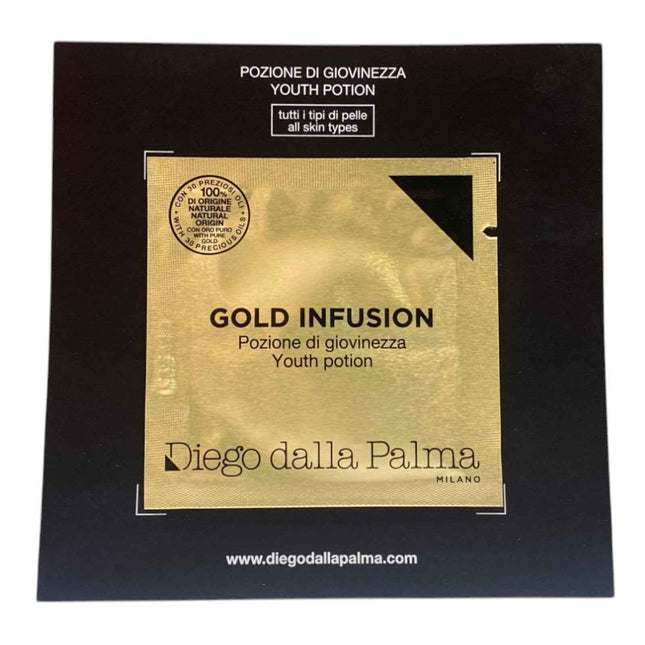 Diego Dalla Palma Set Diego Dalla Palma Gold Infusion Tahitian Vanilla Oil Brightening & Nourishing Day & Night – Serum for Women, For Face, 8 pcs, 2 ml Sample