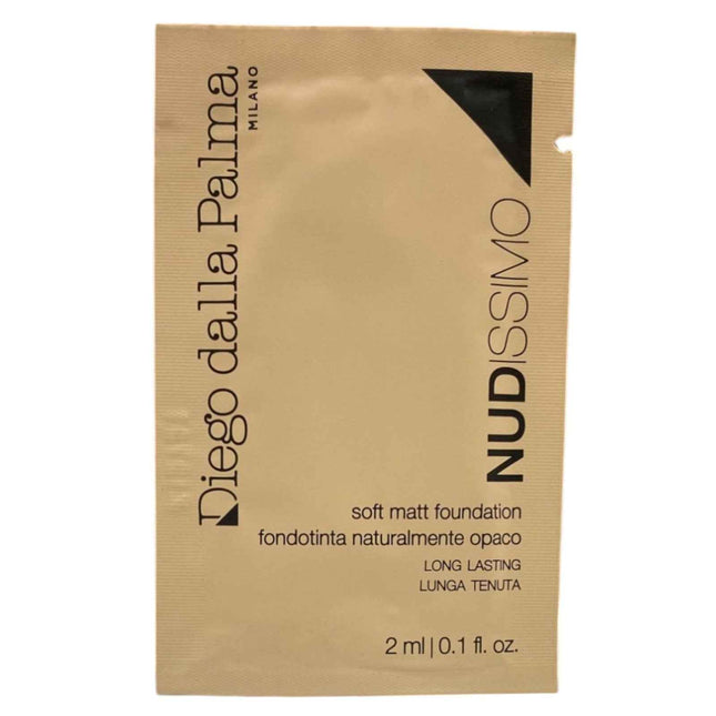 Diego Dalla Palma Set Diego Dalla Palma Nudissimo - Soft Matt Oil-Free Long Lasting – Liquid Foundation for Women, 242N, Beige Chiaro Neutro, 12 pcs, 2 ml Sample