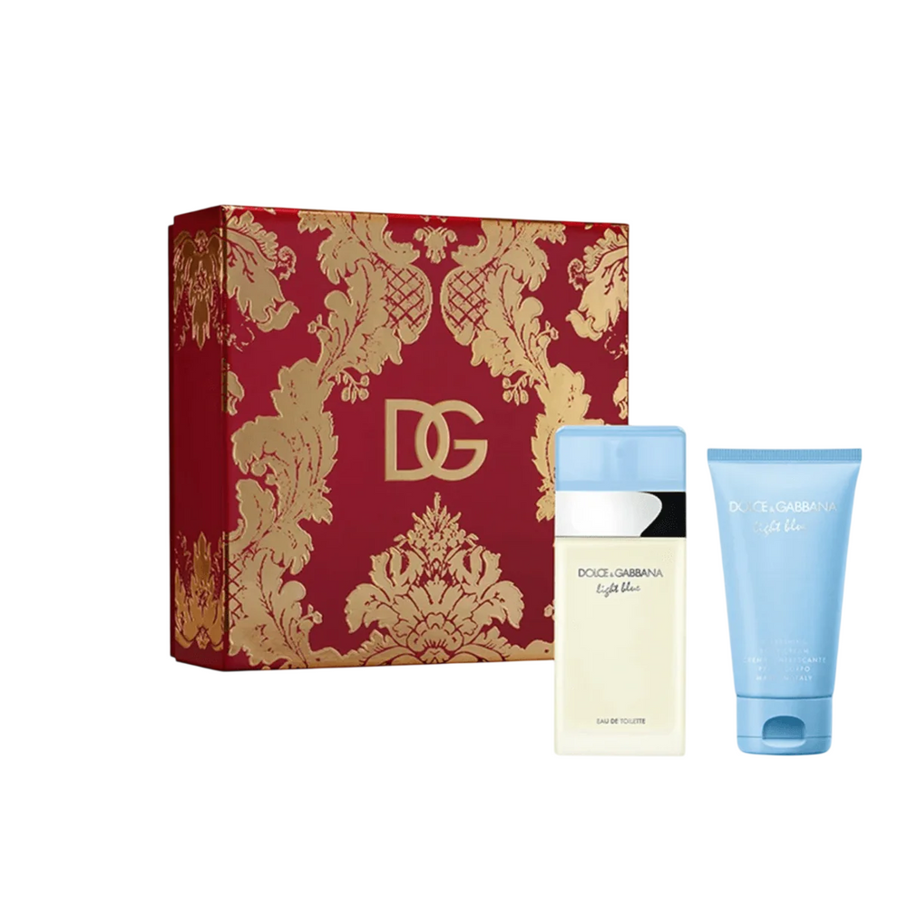 Dolce & Gabbana Set Dolce & Gabbana: Light Blue – Eau de Toilette for Women, 50 ml + Light Blue, Body Lotion, 50 ml
