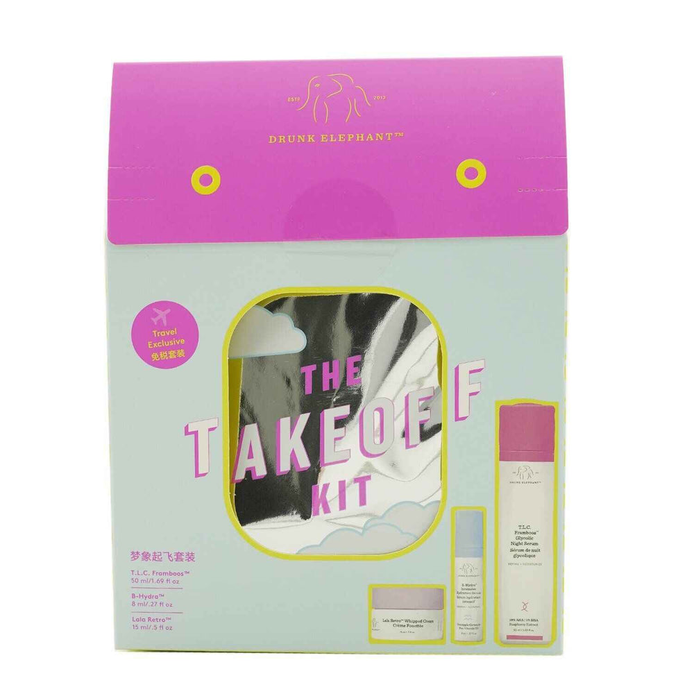 Drunk Elephant Set Drunk Elephant: T.L.C. Framboos Glycolic Refining Night – Serum for Women, For Face, 50 ml + B-Hydra Intensive, Hydrating, For Face, 8 ml + Lala Retro, Recovery, Cream, For Face, 15 ml