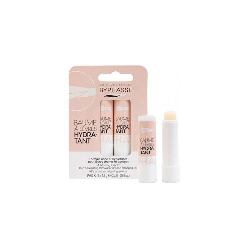 Byphasse Set Duo Byphasse Byphasse Hydrating – Lip Balm Treatment for Women, 2 pcs, 4.8 g