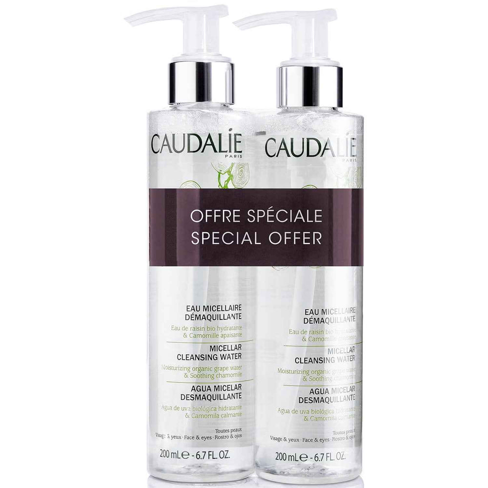Caudalie Set Duo Caudalie Caudalie Cleansing – Micellar Water for Women, For All Skin Types, 2 pcs, 200 ml