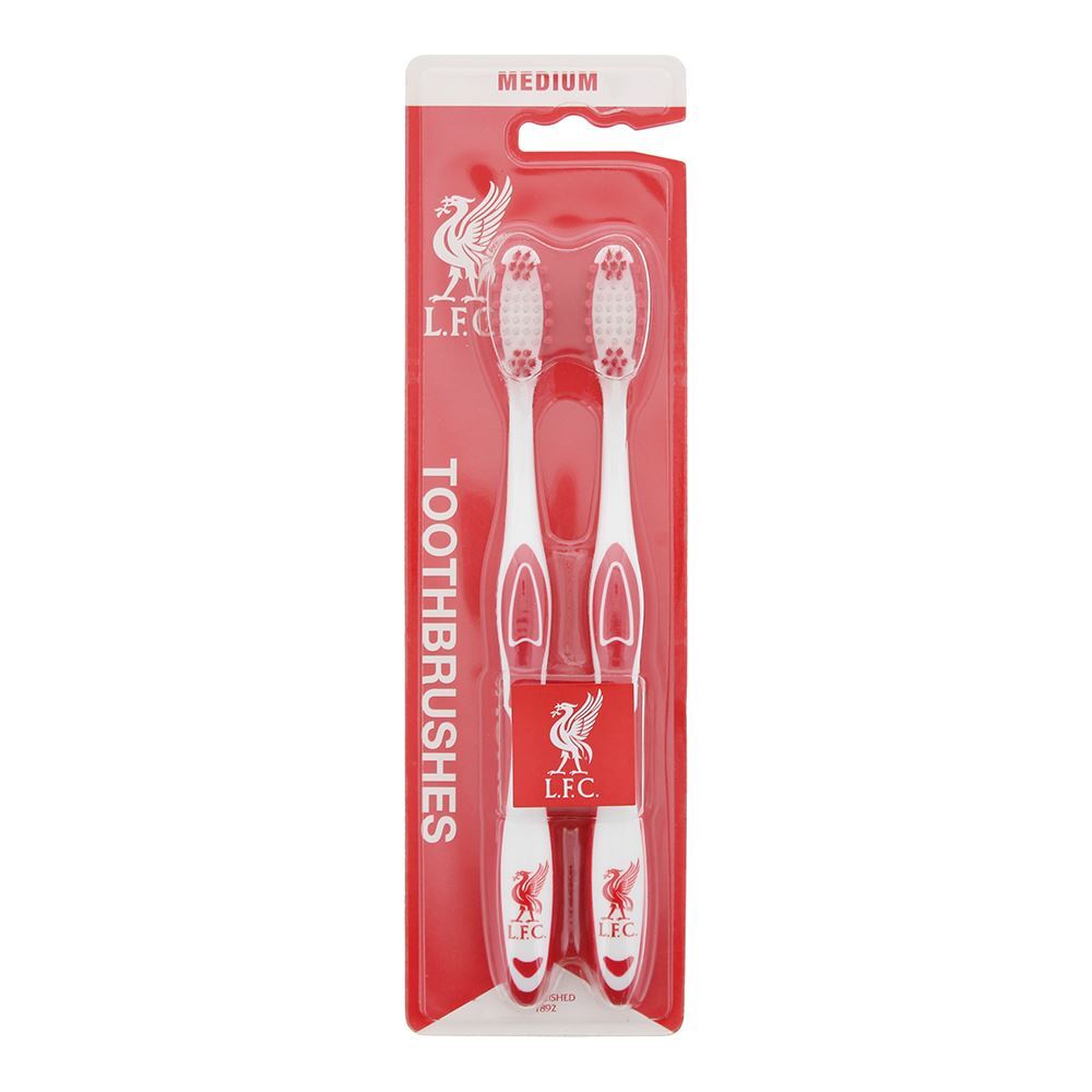 Epl Set Duo Epl Liverpool – Toothbrush Unisex, White & Red, 2 pcs