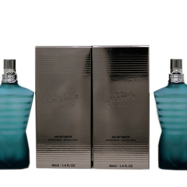 Jean Paul Gaultier Set Duo Jean Paul Gaultier Le Male – Eau de Toilette for Men, 40 ml