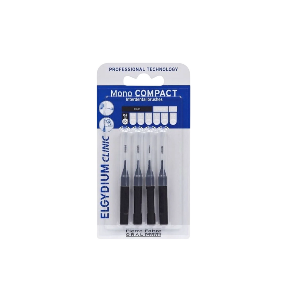 Elgydium Set Elgydium – Interdental Brush Unisex, Black, 4 pcs