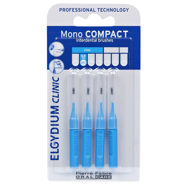 Elgydium Set Elgydium – Interdental Brush Unisex, Blue, 4 pcs