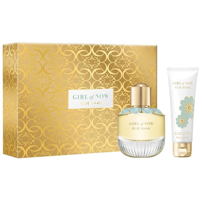 Elie Saab Set Elie Saab: Girl of Now – Eau de Parfum for Women, 50 ml + Girl of Now, Hydrating, Body Lotion, 75 ml