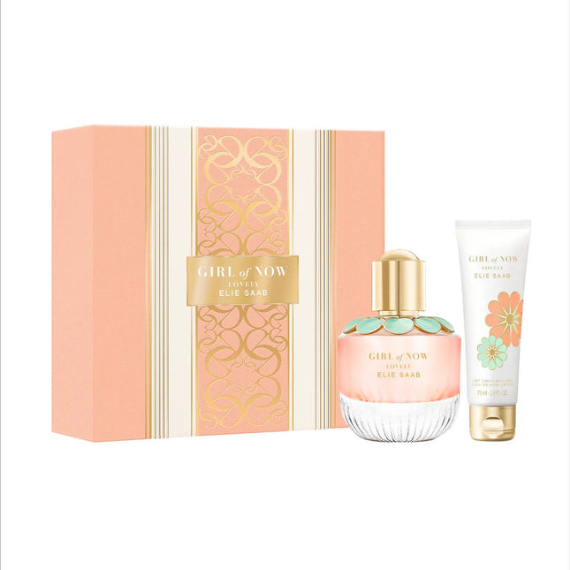 Elie Saab Set Elie Saab: Girl Of Now Lovely – Eau de Parfum for Women, 50 ml + Girl Of Now Lovely, Hydrates, Body Lotion,…