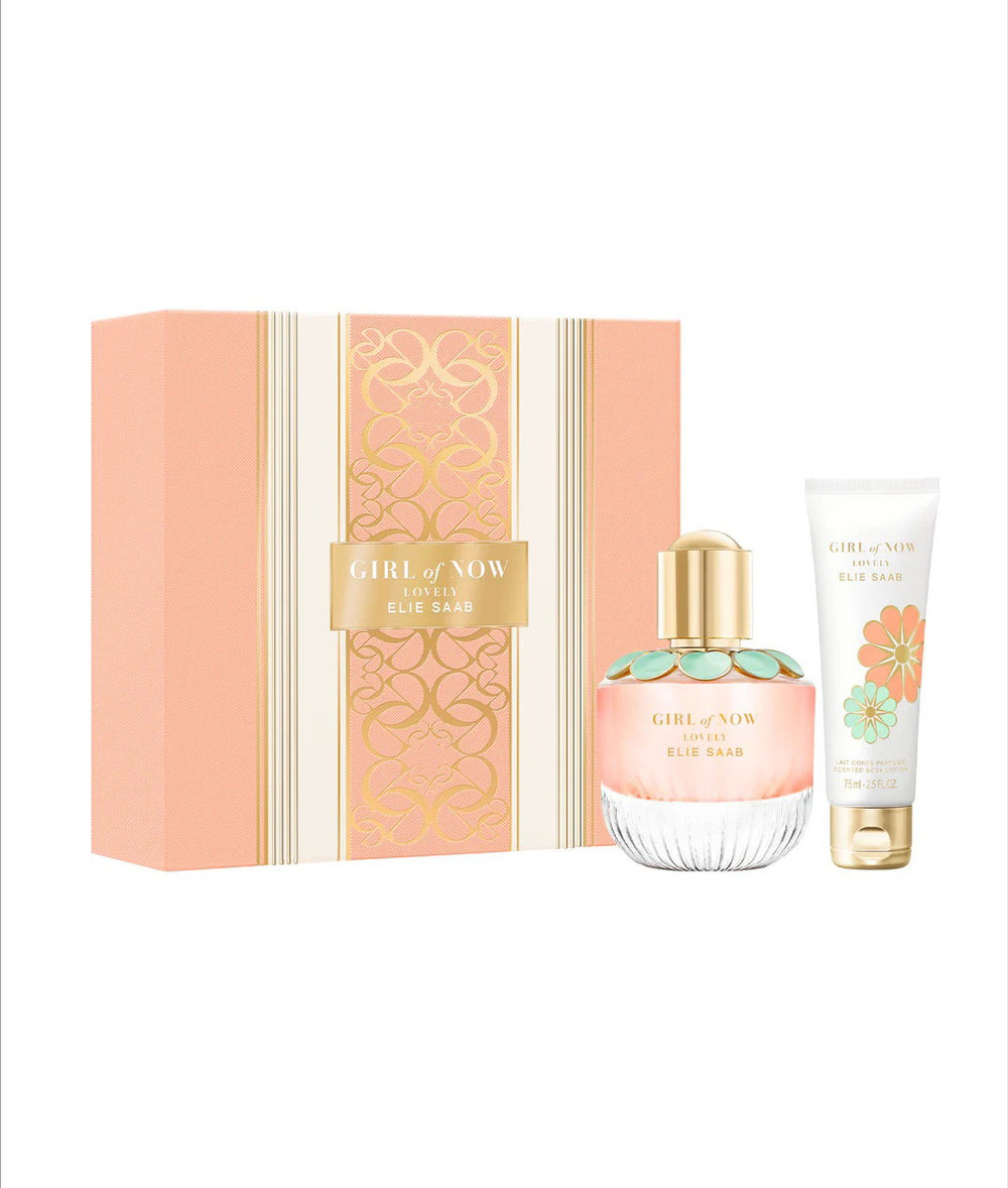 Elie Saab Set Elie Saab: Girl Of Now Lovely – Eau de Parfum for Women, 50 ml + Girl Of Now Lovely, Hydrates, Body Lotion,…