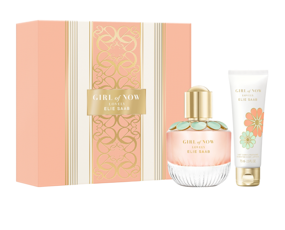 Elie Saab Set Elie Saab: Girl Of Now Lovely – Eau de Parfum for Women, 50 ml + Girl Of Now Lovely, Hydrates, Body Lotion,…