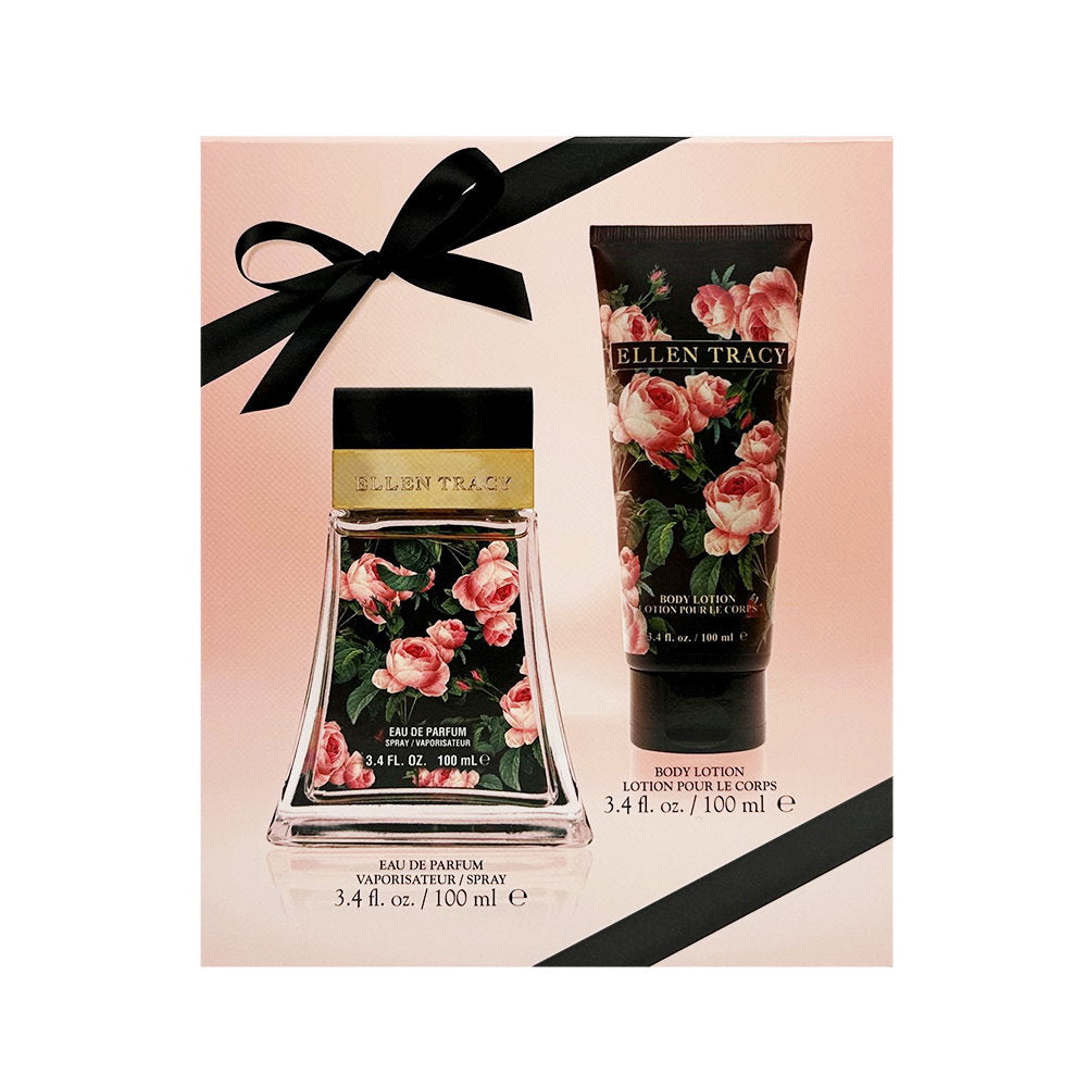 Ellen Tracy Set Ellen Tracy: Courageous Hydrating – Body Lotion for Women, 100 ml + Courageous, Eau de Parfum, 100 ml