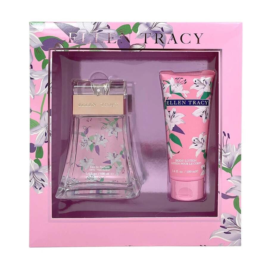 Ellen Tracy Set Ellen Tracy: Pink Sparkling – Eau de Parfum for Women, 100 ml + Pink Sparkling, Hydrating, Body Lotion, 100…