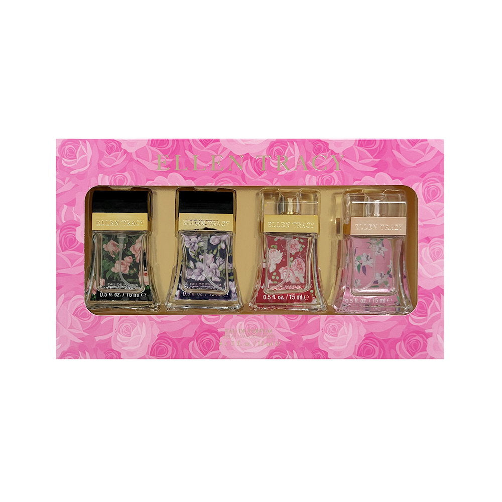 Ellen Tracy Set Ellen Tracy: Sparkling – Eau de Parfum for Women, 15 ml + Strong, 15 ml + Sensational, 15 ml + Courageous,…