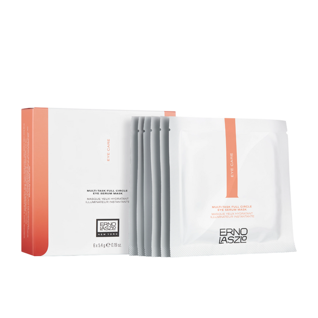 Erno Laszlo Set Erno Laszlo Multi-Task Serum Illuminating – Eye Sheet Mask for Women, 6 pcs, 5.4 ml
