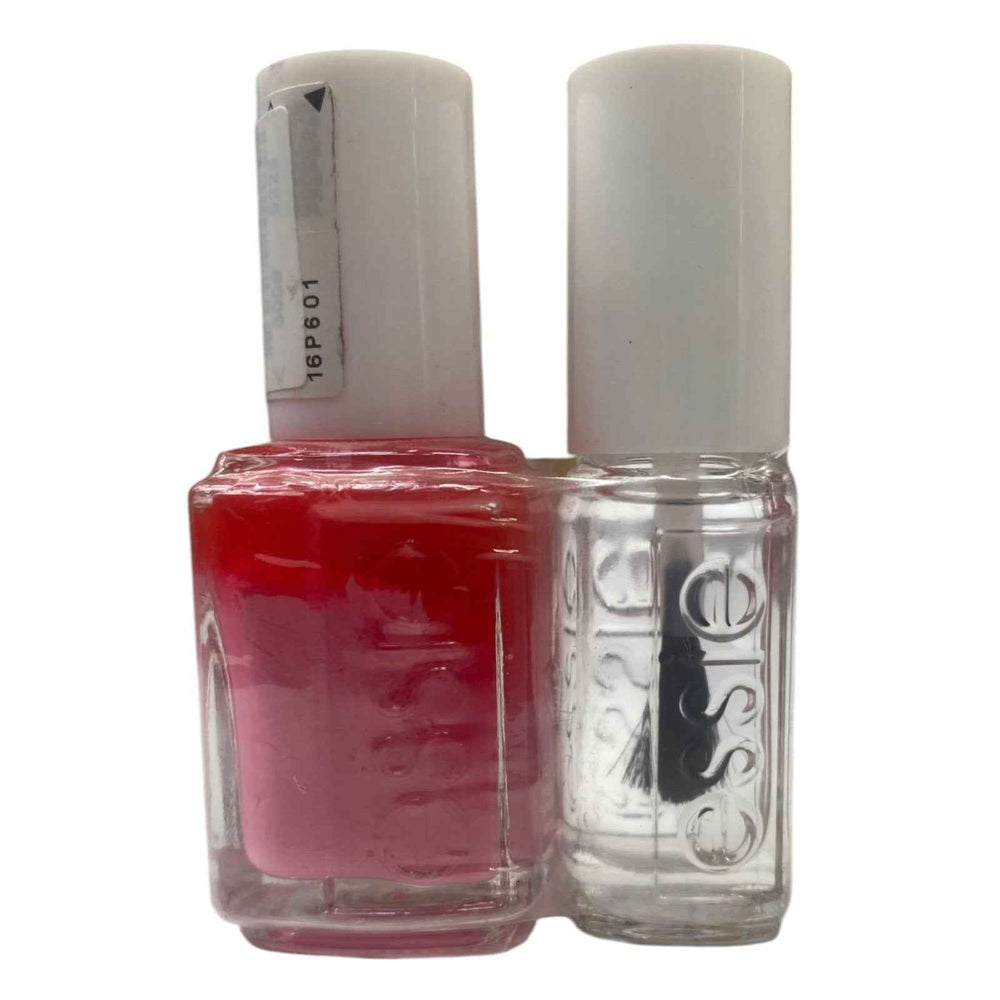 Essie Set Essie: Nail Enamel Vegan – Makeup Set for Women, Glossy Shine Finish, Nail Polish, 20, Lovie Dovie, 13.5 ml + Nail Care - Good To Go, Top Coat, Nail Strengthening Lacquer, 5 ml