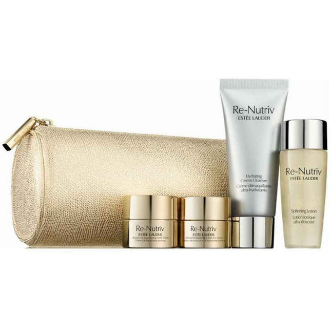 Estee Lauder Re-Nutriv Deluxe Set Estee Lauder: Re-Nutriv Hydrating – Cleansing Cream for Women, 30 ml + Re-Nutriv - Ultimate Lift Regenerating Youth, Strengthens/Lifted & Radiant, Morning & Night, Cream, For Face, 7…