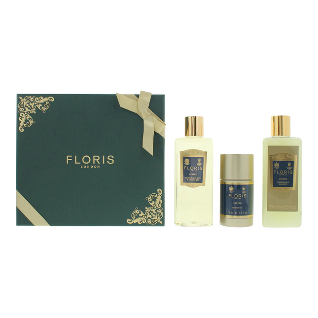 Floris Of London Set Floris Of London: Cefiro – Hair Shampoo Unisex, For Conditioning, 250 ml + Cefiro, Moisturizing,…