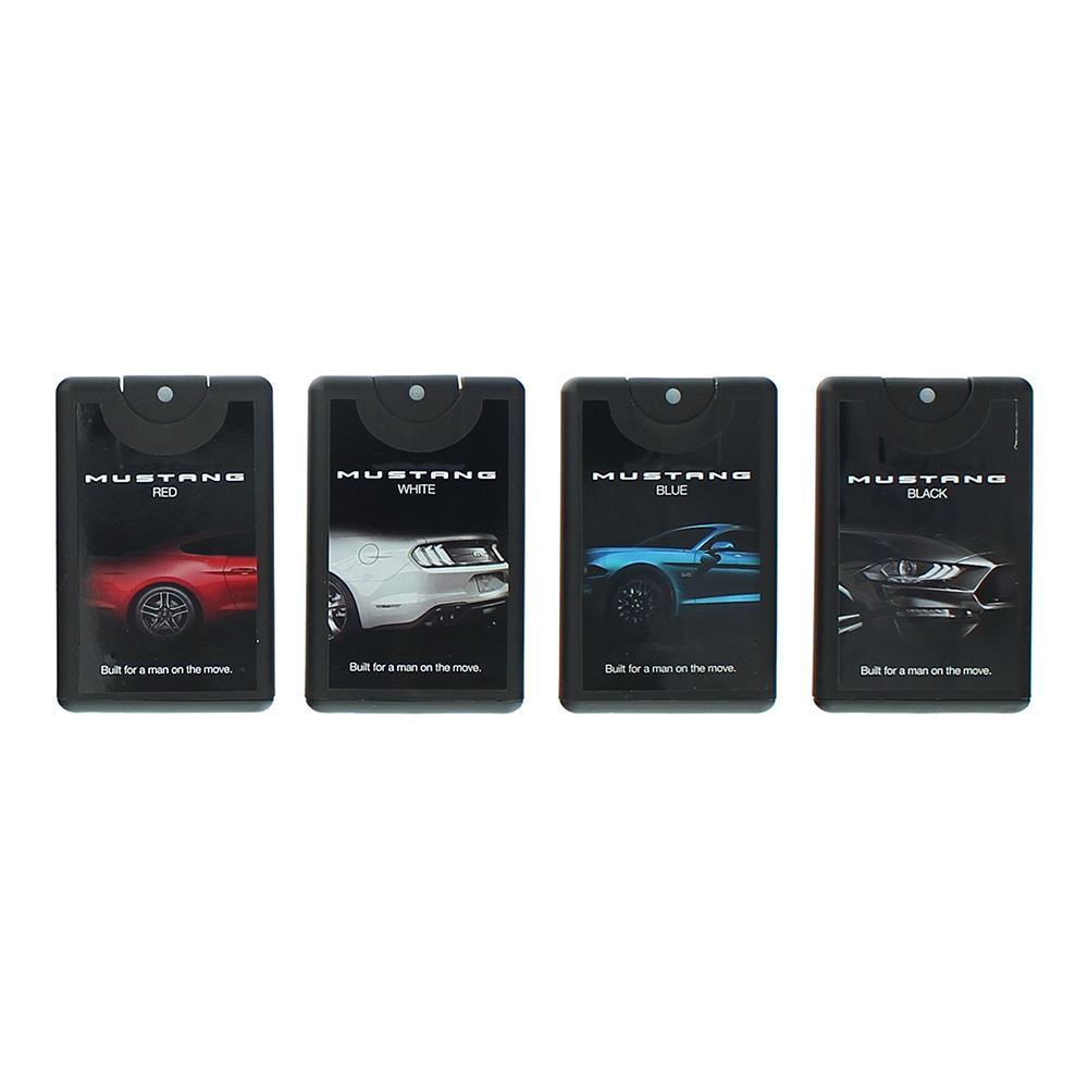Ford Set Ford: Mustang White – Eau de Toilette for Men, 20 ml + Mustang Red, 20 ml + Mustang Black, 20 ml + Mustang Blue,…