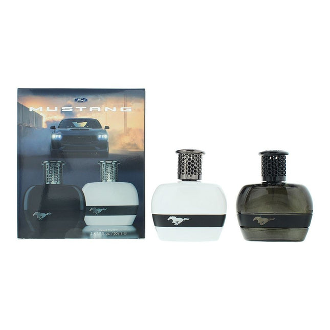 Ford Set Ford: Mustang White – Eau de Toilette for Men, 50 ml + Mustang Black, 50 ml
